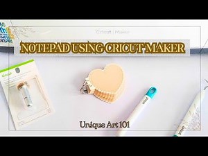 DIY Notepad Using Cricut Maker - Basics of Cricut - Tutorial video - Learn - Workshop - DIY