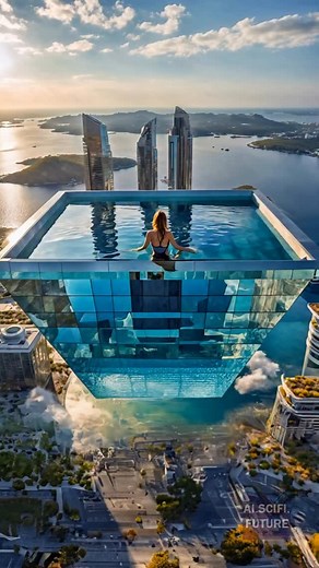 629 reactions · 22 comments | Swim in the Sky Tomorrow’s Earth — and worlds beyond — seen here: @ai.scifi.future #futuristicworld #flyingpool #futurescape #scifipool #futuristicarchitecture #swimminginthesky #skypool #futuristiccity #futurearchitecture #scifiworld #skyfun | ai.scifi.future | Facebook