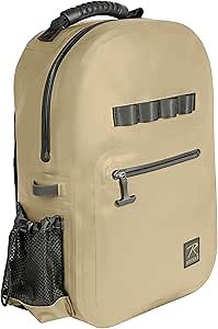Rothco Waveguard Waterproof Backpack – Dry Storage Bag Hiking Boating Kayaking Canoeing Travel Beach Sack - Desert Sand