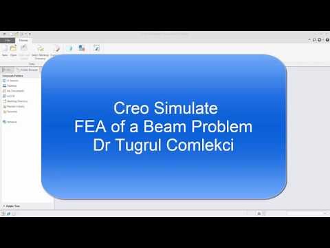 3D Rectangular Beam FEA with Creo Simulate