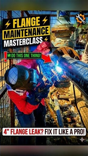 Flange Maintenance 🔥 #welding #shorts