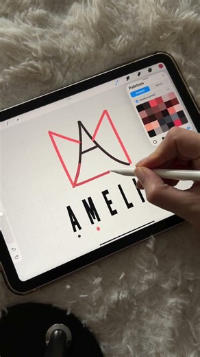 Creative Amelia Name Logo Design Inspiration #NameLogo #TattooIdeas #LetterLogo