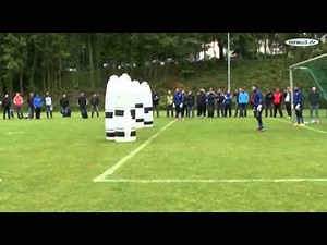 torwart.de-Torwarttraining mit T. Schlieck: Bälle von außen mit Nachschuss