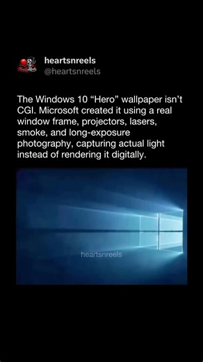 Windows 10’s Iconic Wallpaper Wasn’t CGI