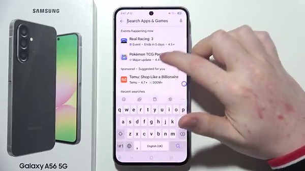 SAMSUNG Galaxy A56 5G: How to Show Internet Speed Status Bar