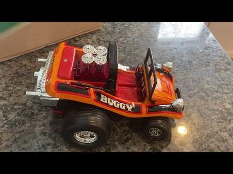 VERY, VERY RARE TIN & PLASTIC B/O MULTI-ACTION WILD BUGGY FROM ALPS IN ORIGINAL BOX & FULLY WORKING!