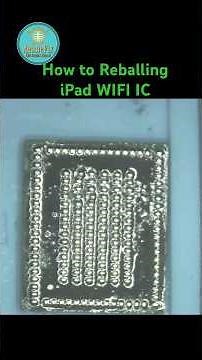iPad 9th generation WIFI ic reball | how to use ipad 9th generation | wifi issues | WIFI repair