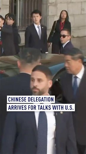 Chinese delegation arrives for talks with U.S. in Madrid