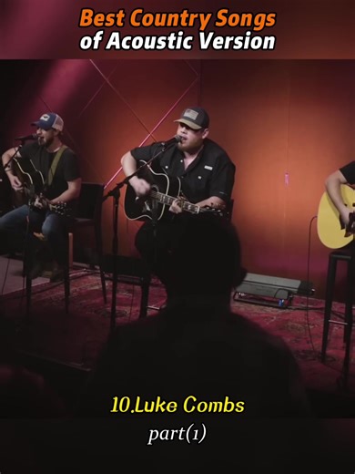 10 Best Country Songs of Acoustic Version, Which one do you think is number one? Write it in the comments section.#top10 #song #bestsong #Acoustic #CountryMusic