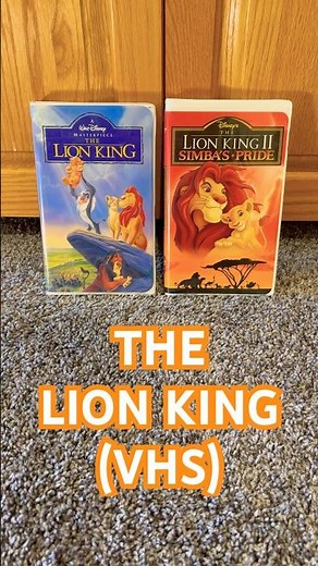 The Lion King 1 & 2 on VHS?! Pure 90s Disney Magic!