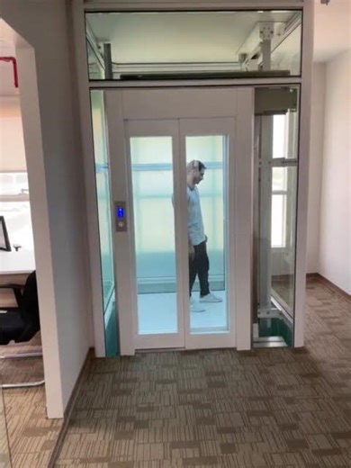 High-End Panoramic Elevator in Dubai | Elegant Glass Lift #glasselevator #home #interiordesign