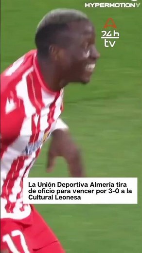 La Unión Deportiva Almería tira de oficio para vencer por 3-0 a la Cultural Leonesa