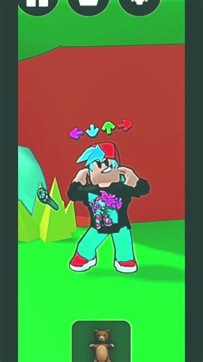 BF From FNF Does The GOLDEN Dance From K-pop Demon Hunters #trend #popular (animation) #shorts