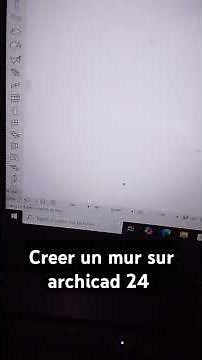 Comment créer un mur sur archicad 24 #construction #architecture