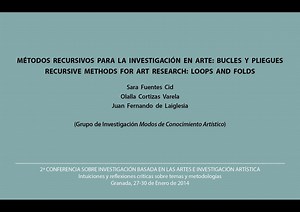 Métodos recursivos para la investigación en arte. Bucle y pliegue