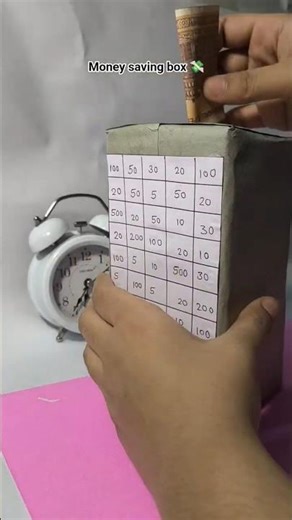 Viral Money saving box diy #art #viral #moneysavingbox