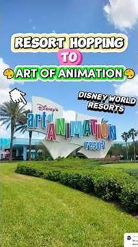 Resort Hopping to Disney’s Art of Animation Resort! 🤩🎨(How to Use Disney Skyliner)