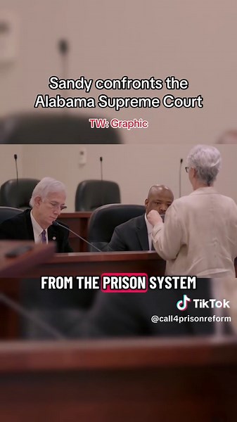 Sandy went to the Alabama State House to show them what prison guards did to her son… 🎥 The Alabama Solution #crime #prison #alabama #prisonreform #fyp