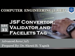 33 JSF Convertor, Validator and Facelets Tags