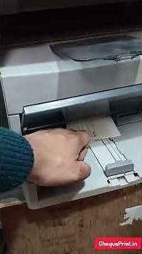 How to Print Cheque in Any Printer of any Bank's Cheque