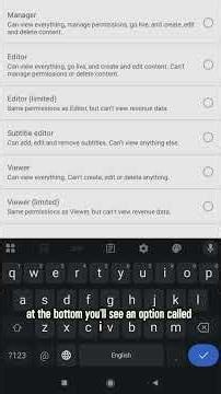 How to add manager for our YouTube channel 😉