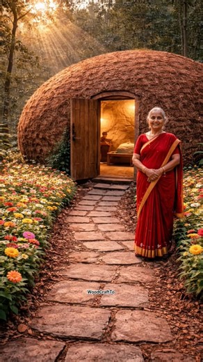 From Coconut to Dream Home 🌴 | Old Woman Builds a House by Hand #ai #banaraslitfest #tranding