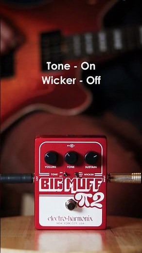 The Electro-Harmonix Big Muff Pi 2 with Tone Wicker has landed at Long & McQuade! 🟥🔥