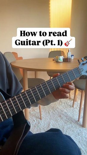 How to Read Guitar Tabs - PART 1 (Beginner Guitar) 🎸 #shorts