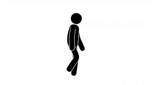 Walking Stickman Stumbles Falls Face Forward Stock Footage Video (100% Royalty-free) 3428659833 | Shutterstock