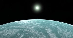 Surface of exoplanet Kepler 22b