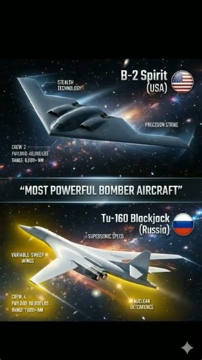 B-2 Spirit vs. Tu-160 Blackjack: Who Wins? ✈️💥