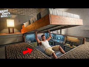Franklin Unlocks The Most Hidden Newest Secret Base Ever in GTA 5 !