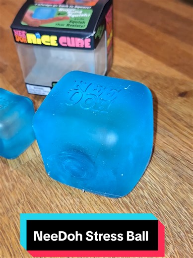 Nee Doh Nice Cube Stress NeeDoh Nice Cube stress ball is praised for its incredibly satisfying, gooey-yet-solid texture, ability to return to a perfect cube shape, and effectiveness for focus/anxiety relief, though some users note texture/color changes over time and that newer versions might feel different, with overall ratings high for its fun, discreet fidgeting potential and various versions (glow, glitter) available. Satisfying Feel: Described as gooey, squishy, and unique, offering signific