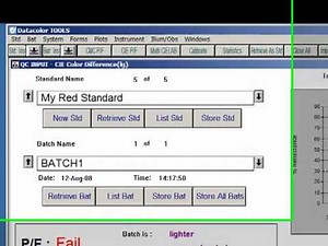 Datacolor TOOLS 1.2 - Midiendo Muestras