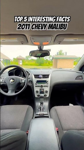 TOP 5 FACTS About The 2011 Chevrolet Malibu