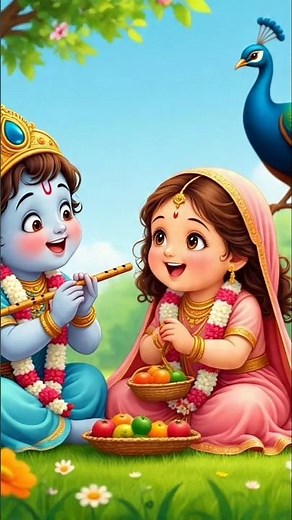 🌸🦚 Shri Krishna ❤️ Radha Rani | Most Beautiful Bhajan Movie | Bhakti Special ✨