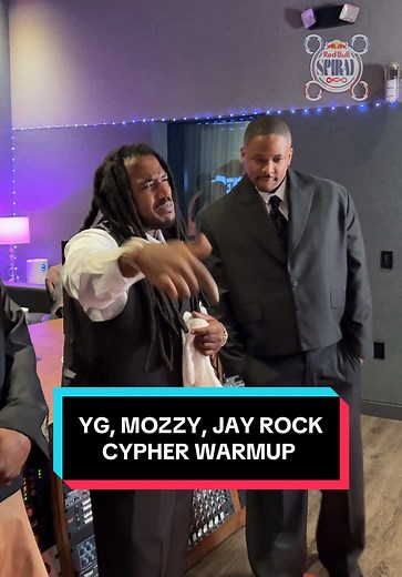 YG, Mozzy & Jay Rock Red Bull Spiral One‑Take Cypher