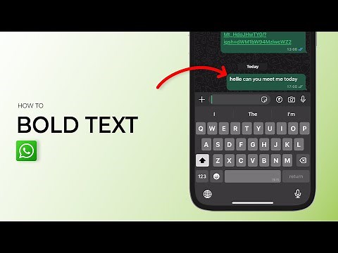 How To Bold Text In WhatsApp?