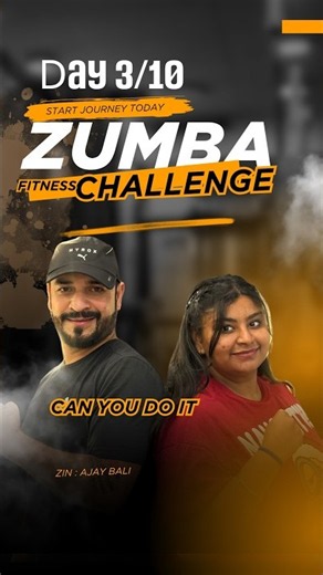 DAY 3 🔥 10-Day Zumba Challenge for Beginners | Full Body Workout #workout #shorts #fitnesschallenge