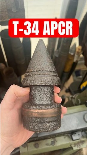 T-34 76mm APCR shell #ww2 #worldwar2history #military #tanks #history