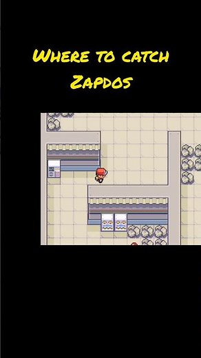 Where to find Zapdos(Pokemon Fire Red)#pokemon