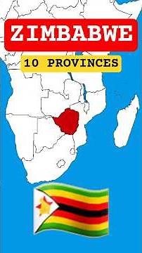 10 Provinces of Zimbabwe 🇿🇼