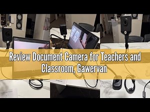 Review Document Camera for Teachers and Classroom, Gawervan USB Webcam/Doc Camera Built-in Mic— Mac