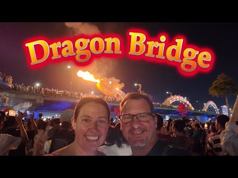 Exploring Da Nang Night Market & Dragon Bridge Show - Vietnam Travel
