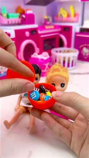 Satisfying With Unboxing Doll Kitchen Toys, ASMR Video #shorts