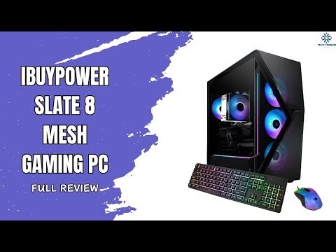 iBUYPOWER Slate 8 MESH Gaming PC – High-Performance Gaming & Speed