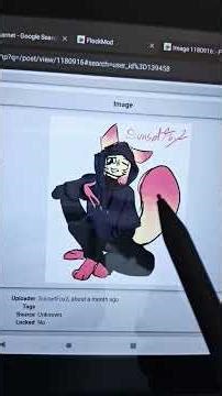 draw on flockmod with me! 🥰 #digitalart #gallery #flockmod #SunsetFox #doodles