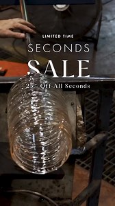 2.4K views | Our Seconds Sale is happening now.✨ Seconds bear subtle variations that come from the handmade process – offering the same function with a touch more character. Shop early for the best selection. | Simon Pearce | Facebook