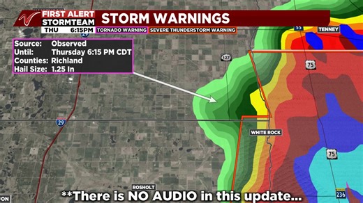 11K views · 15 reactions | A Tornado Warning has been issued for Richland. A tornado has either been confirmed or indicated by Doppler radar. Seek shelter now in an interior room on the lowest floor and stay away from windows. Tune to Valley News Live or visit our web site at www.valleynewslive.com/weather/alerts for the latest. | Valley News Live | Facebook