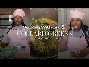 Collard Greens with Smoked Turkey Tails | Flavorful & Beginner Friendly Recipe